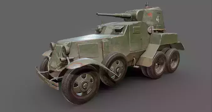 BA-10 armored car