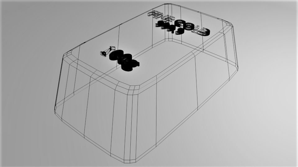 Goldbar 100gram 3D model_5