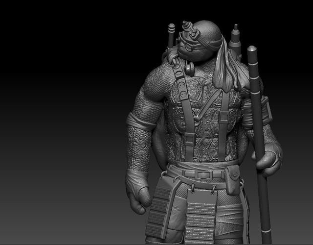 Donatello teenage mutant ninja turtle 3D print model