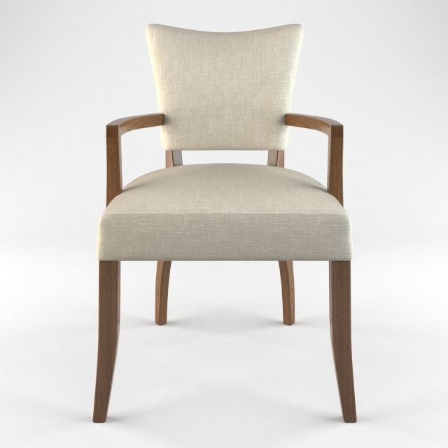 ADELE FABRIC ARMCHAIR 3D model_3