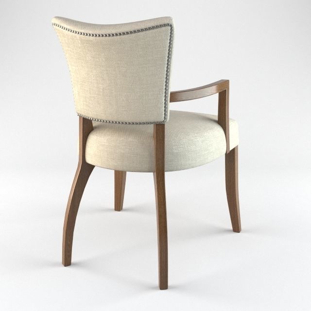 ADELE FABRIC ARMCHAIR 3D model_4