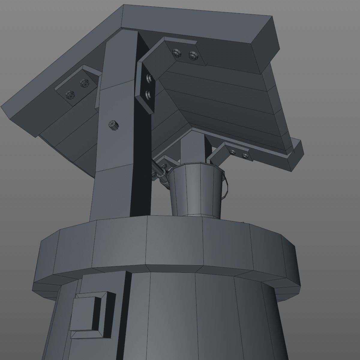 Water Well Low-poly 3D model_13