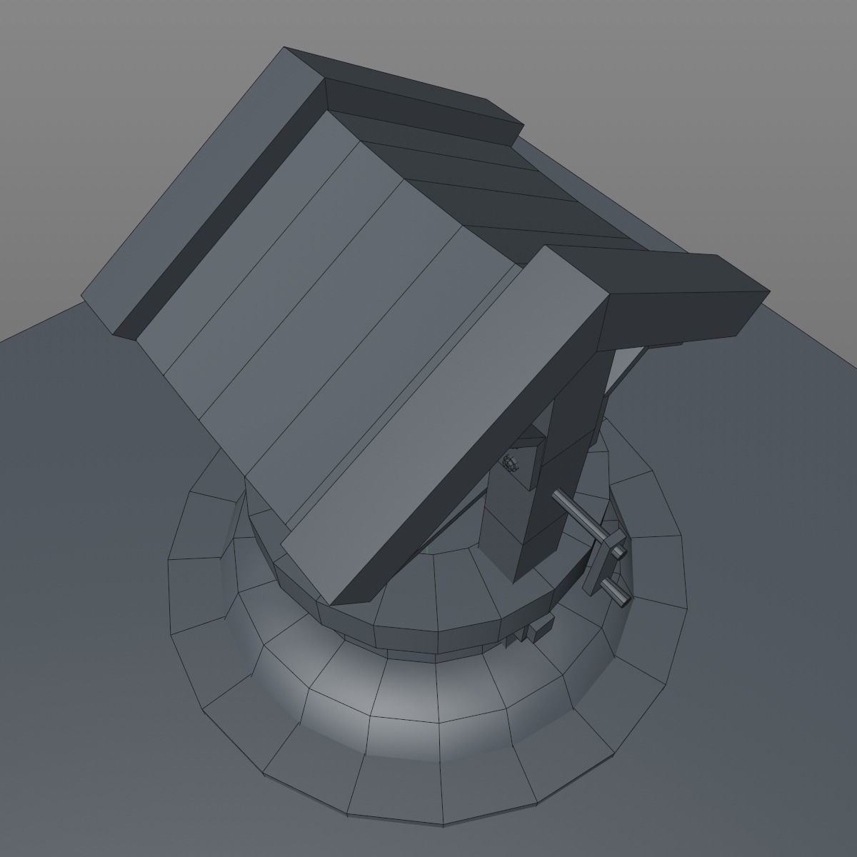 Water Well Low-poly 3D model_18