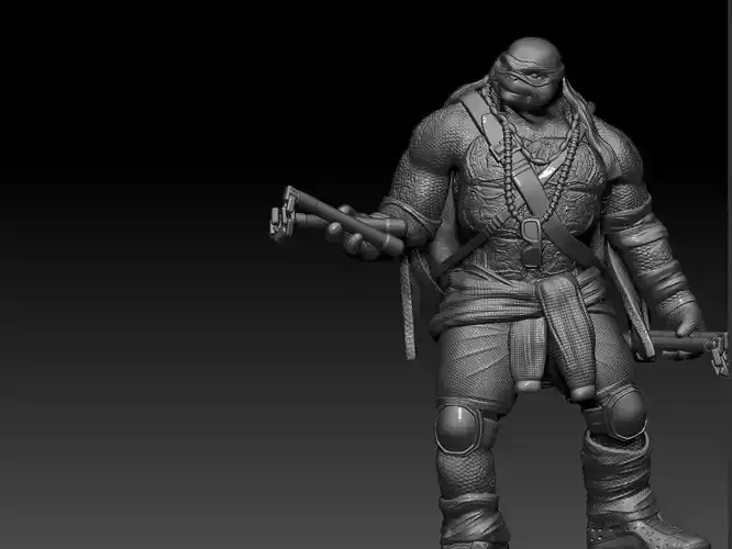 Michelangelo teenage mutant ninja turtle figure