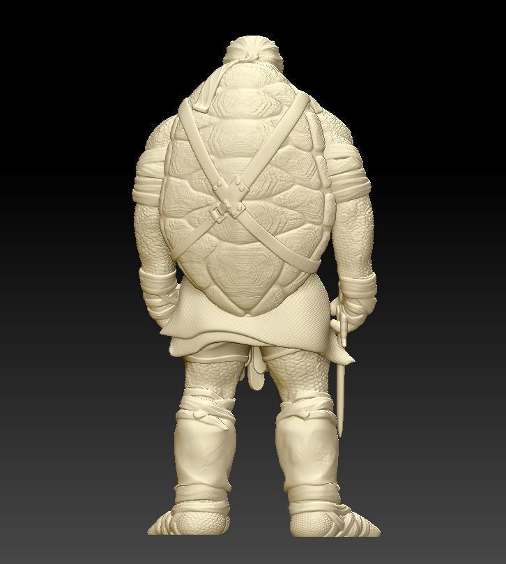 Raphael teenage mutant ninja turtle statue 3D print model_2