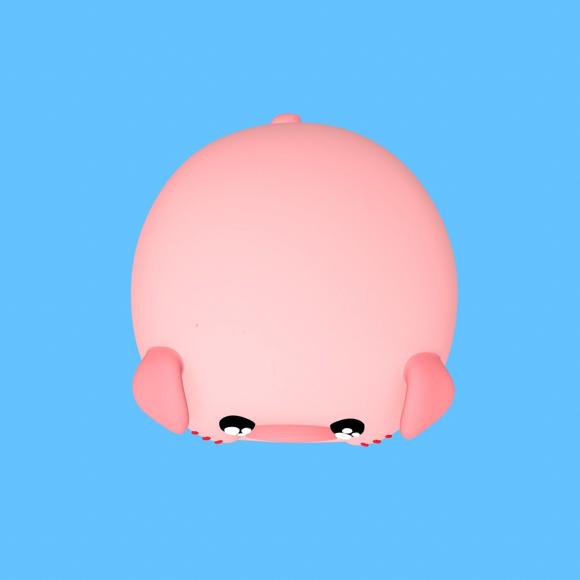 Piggy pig 3D print model_10