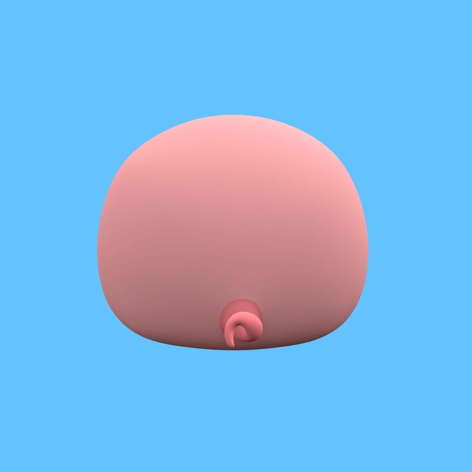 Piggy pig 3D print model_9