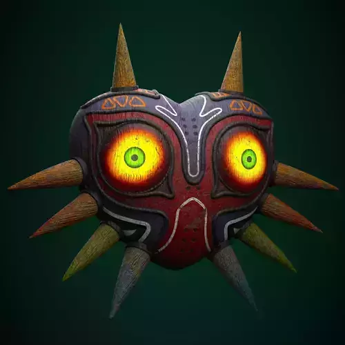Majoras Mask Low-poly 3D model