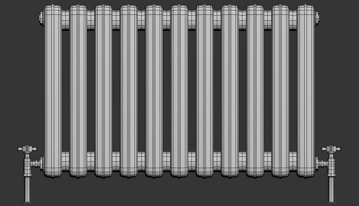 Radiator old Free low-poly 3D model_3