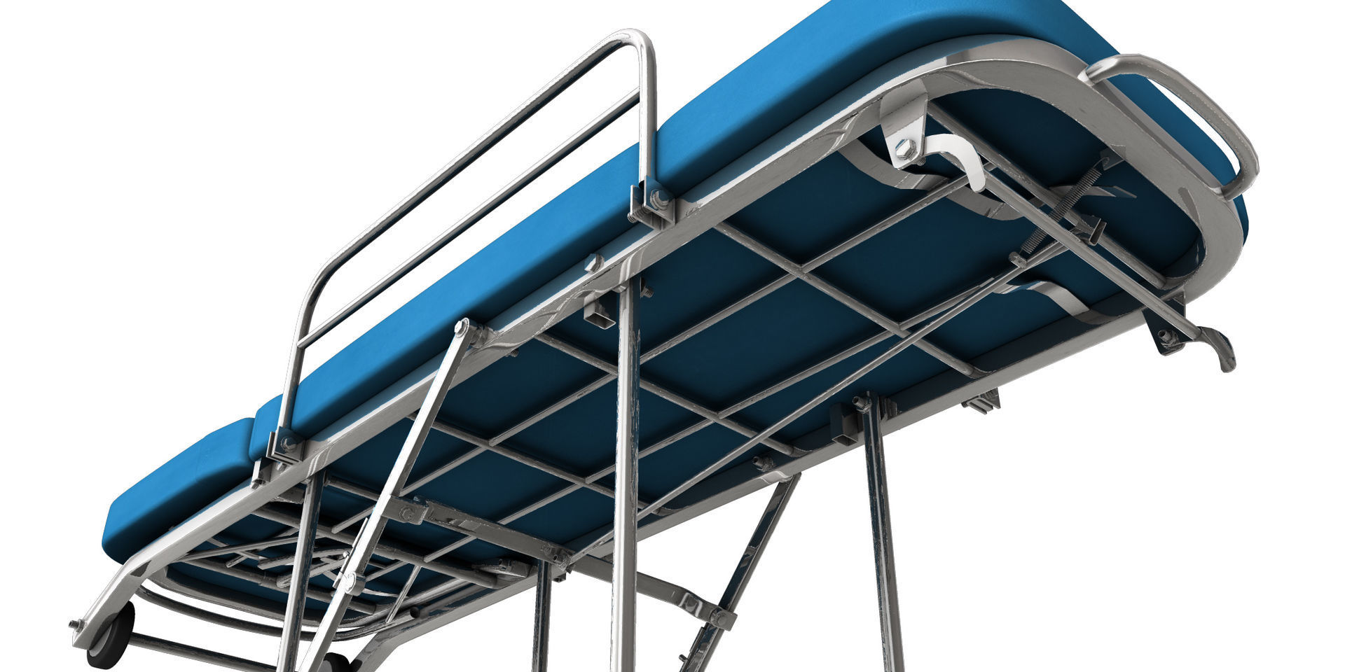 hospital stretcher 3d model 3D model_3