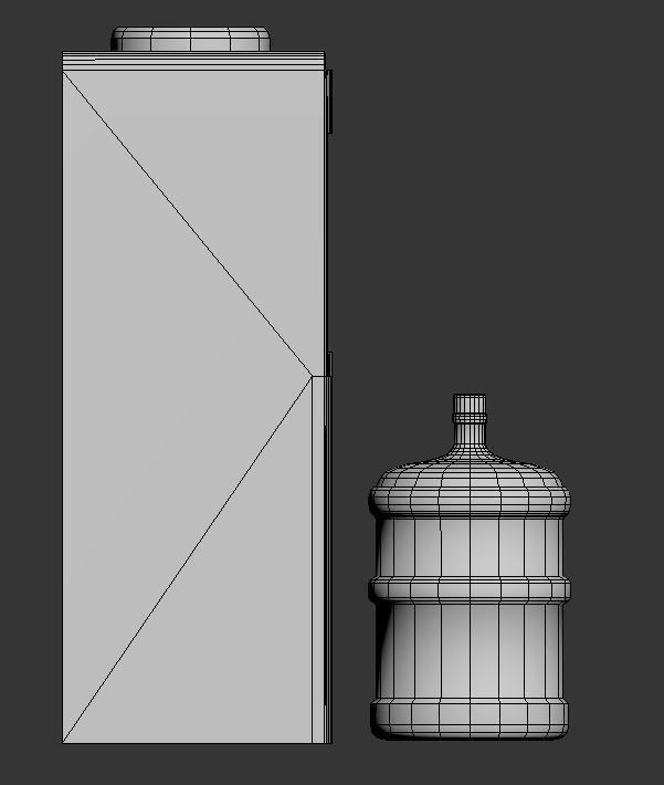 Water Dispenser Free low-poly 3D model_5