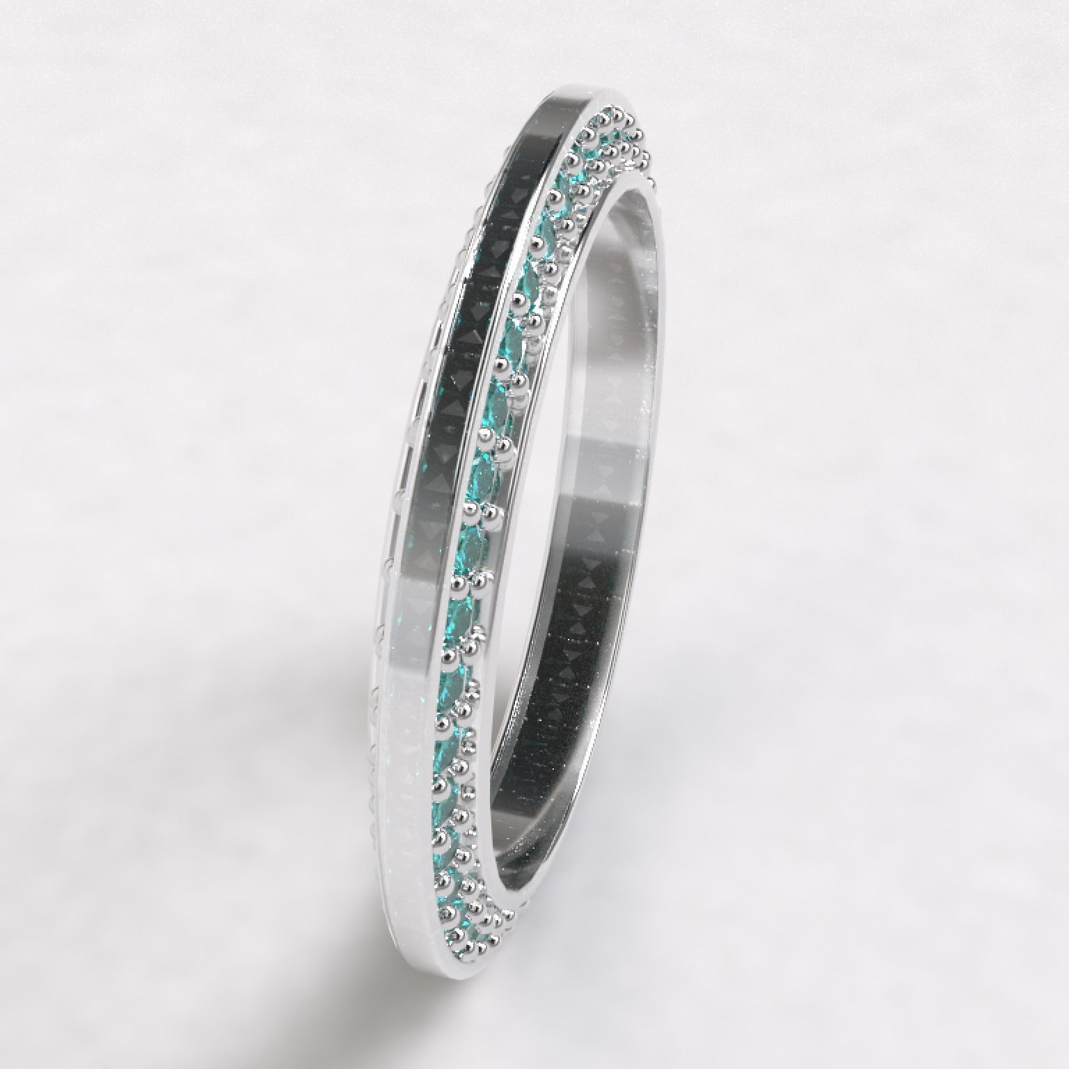 Anillo tipo churumbela  Ring 3D model_2