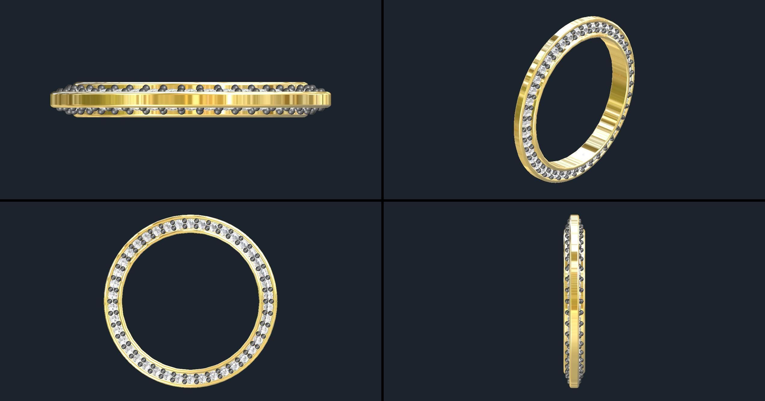 Anillo tipo churumbela  Ring 3D model_4