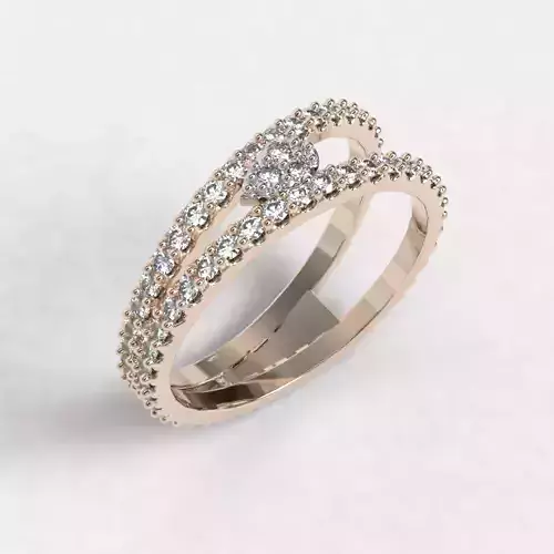 Anillo Solitario tipo churumbela  Ring