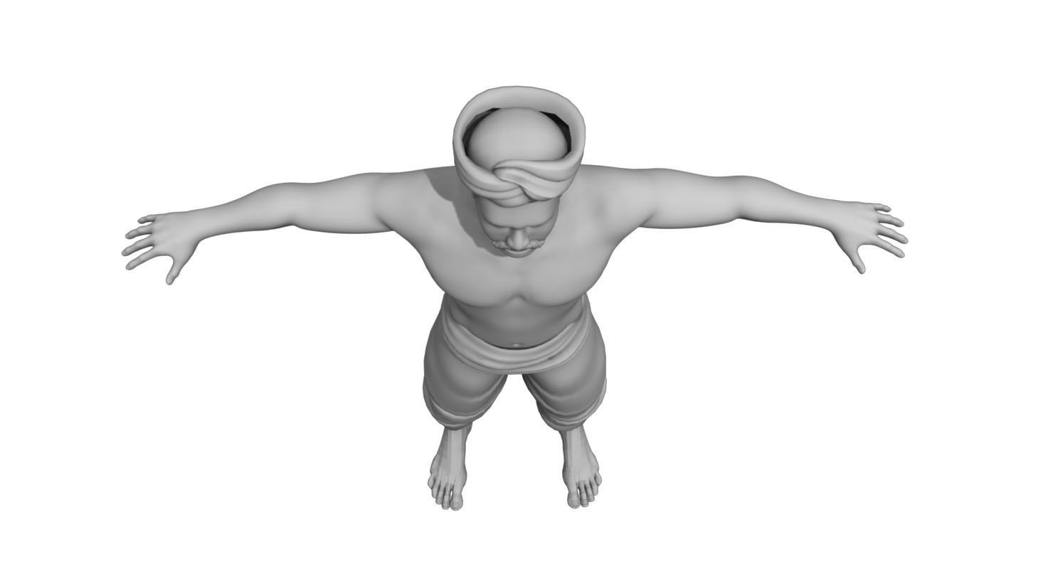 Farmer final 3d model 3D model_4