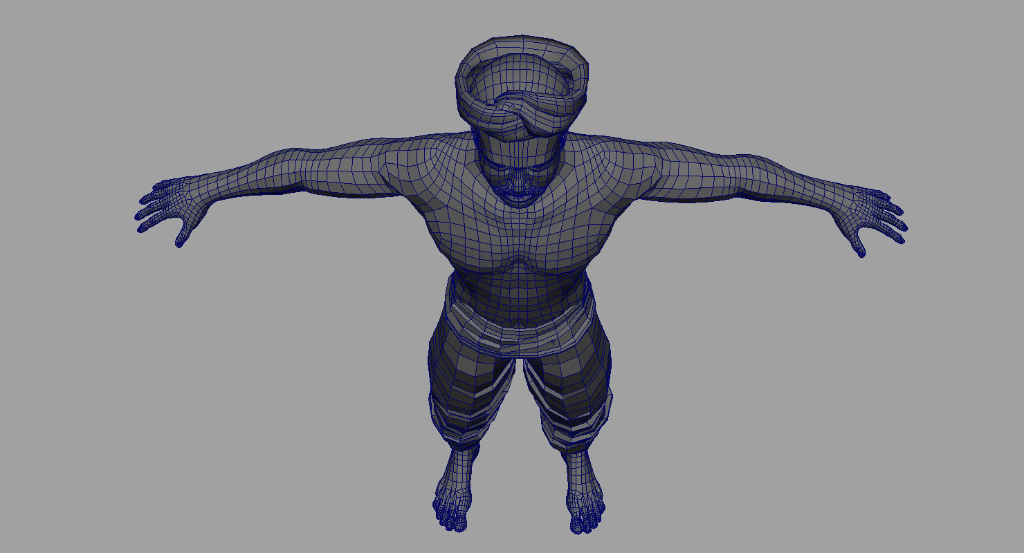 Farmer final 3d model 3D model_2