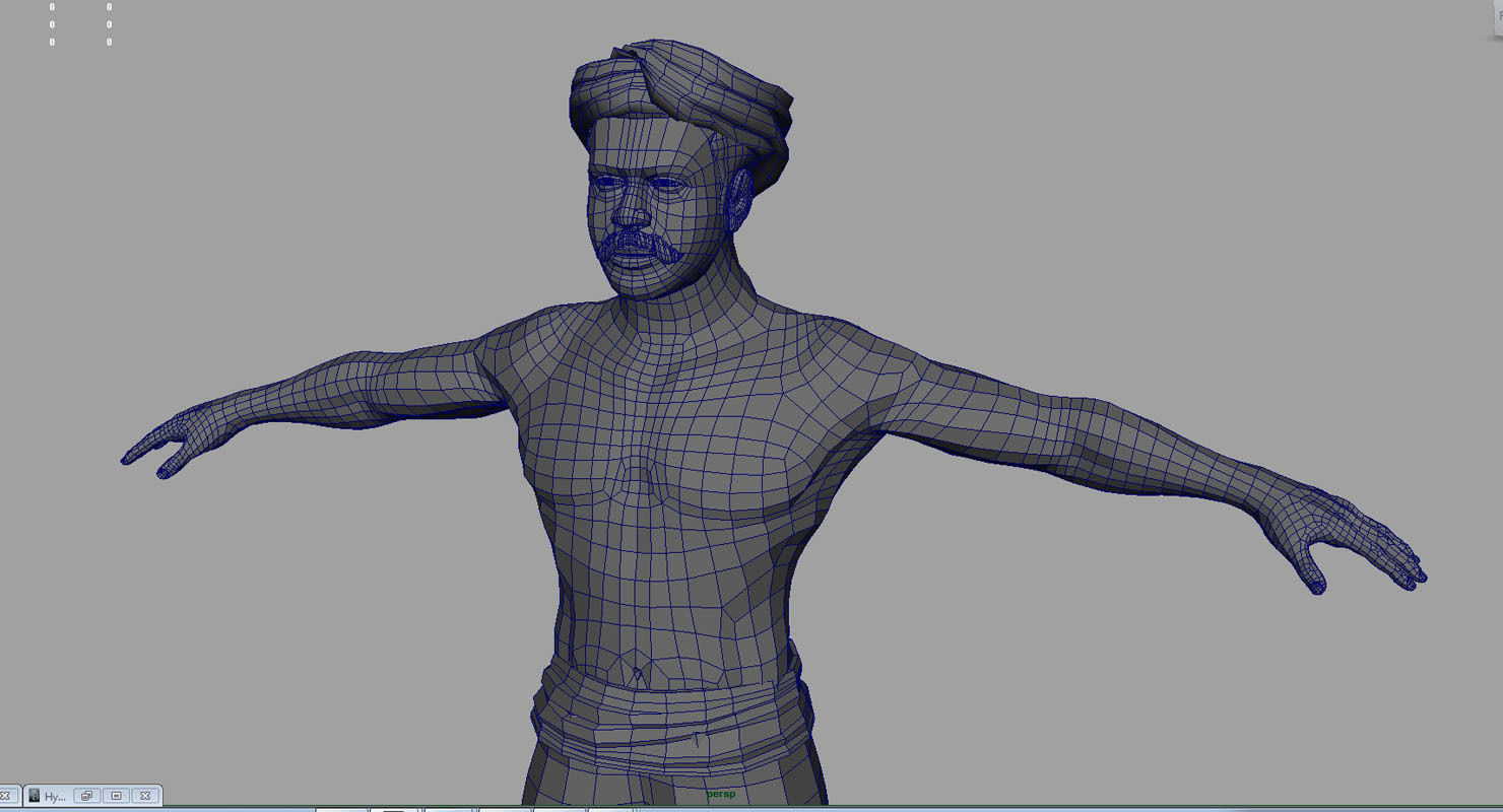 Farmer final 3d model 3D model_10