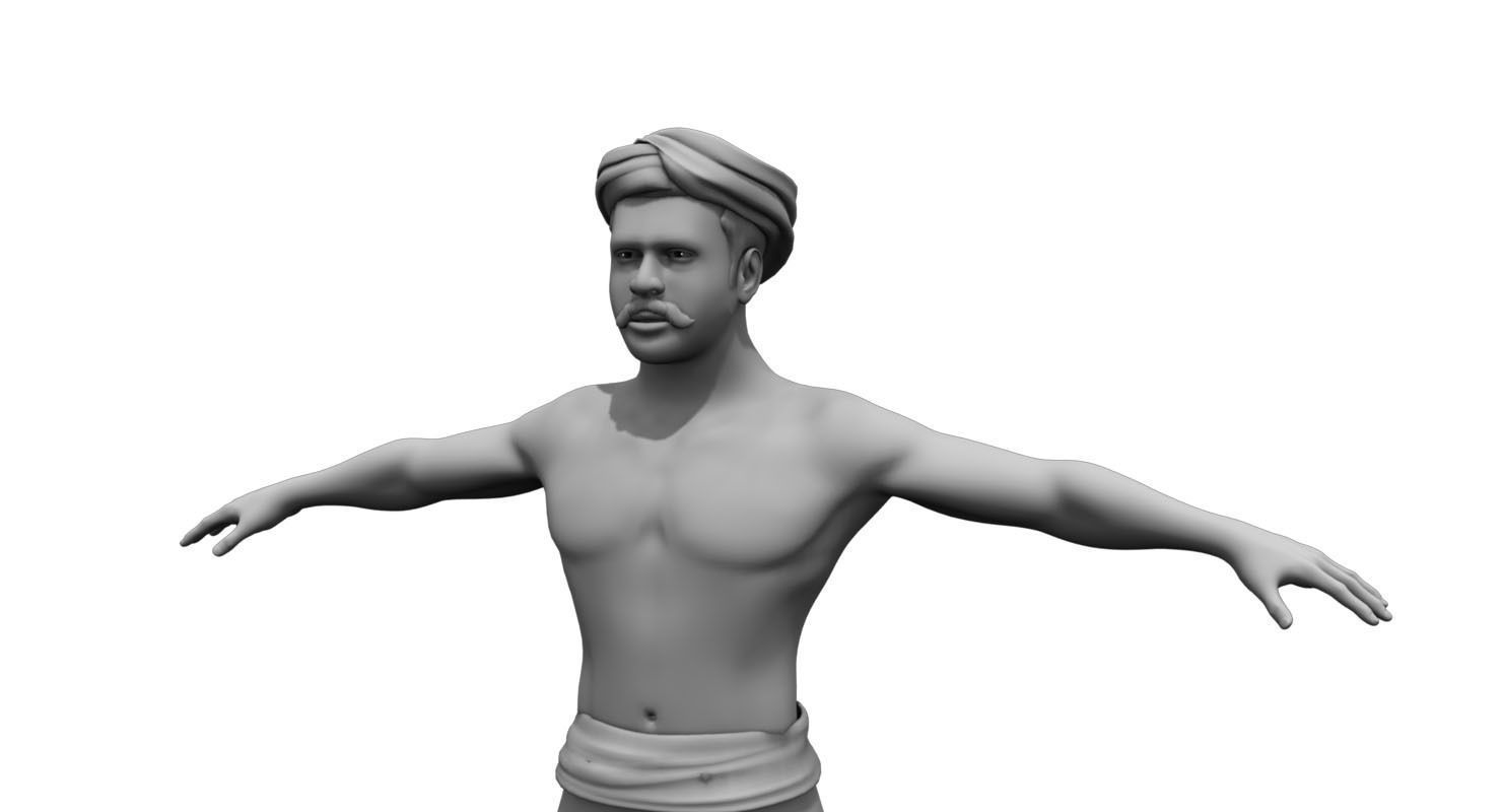 Farmer final 3d model 3D model_3