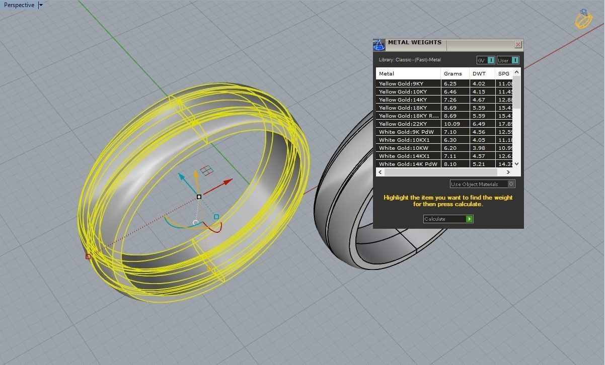 Wedding rings 3D print model 3D print model_2