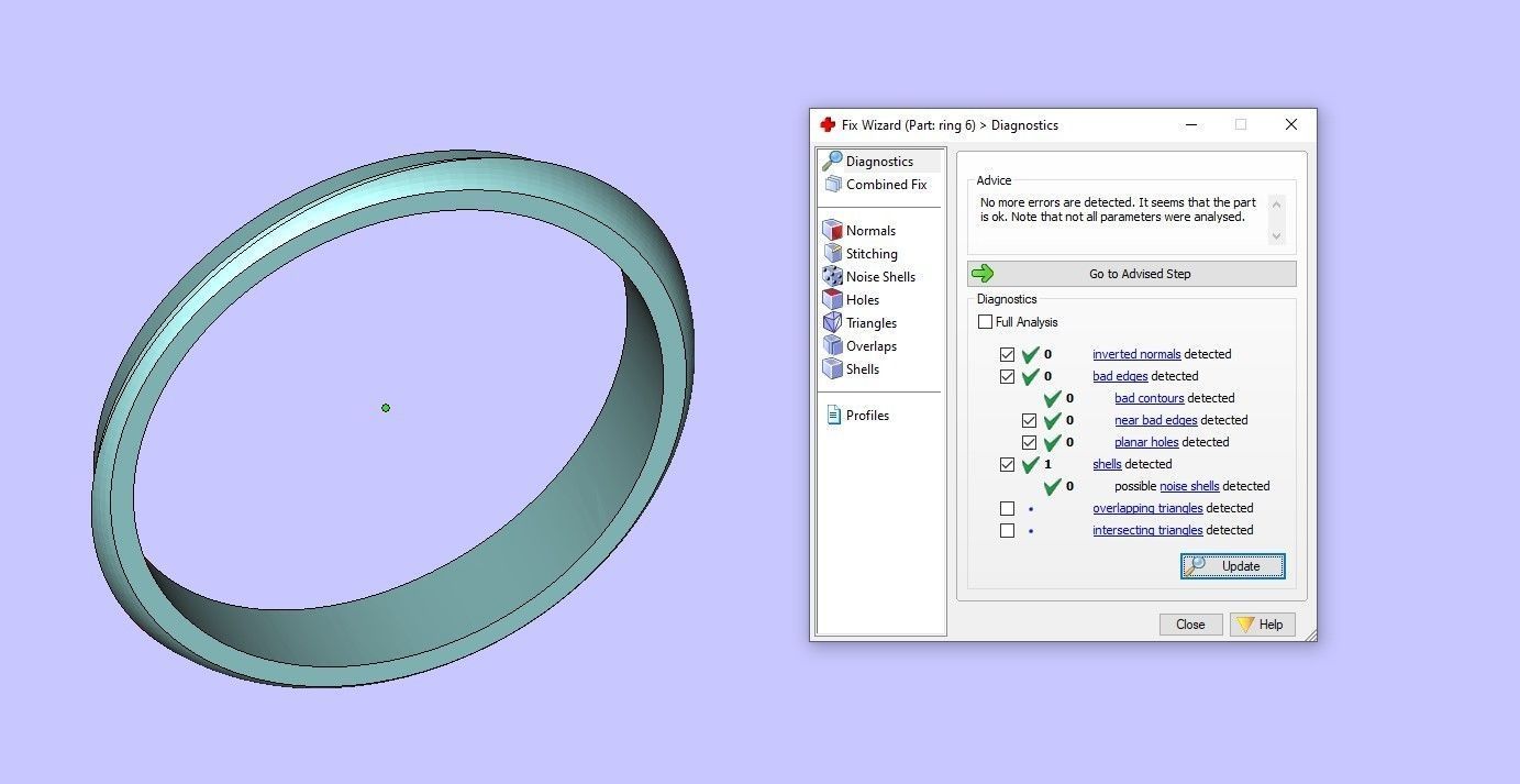 Wedding rings 3D print model 3D print model_13