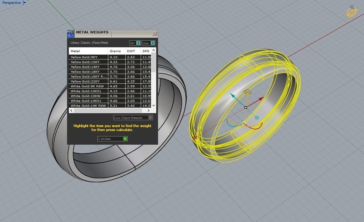 Wedding rings 3D print model 3D print model_3