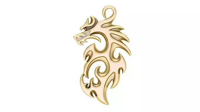 Dragon 3D Pendant 