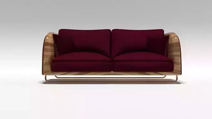wooden armchair