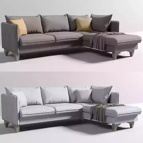 Morgan sofa with ottoman