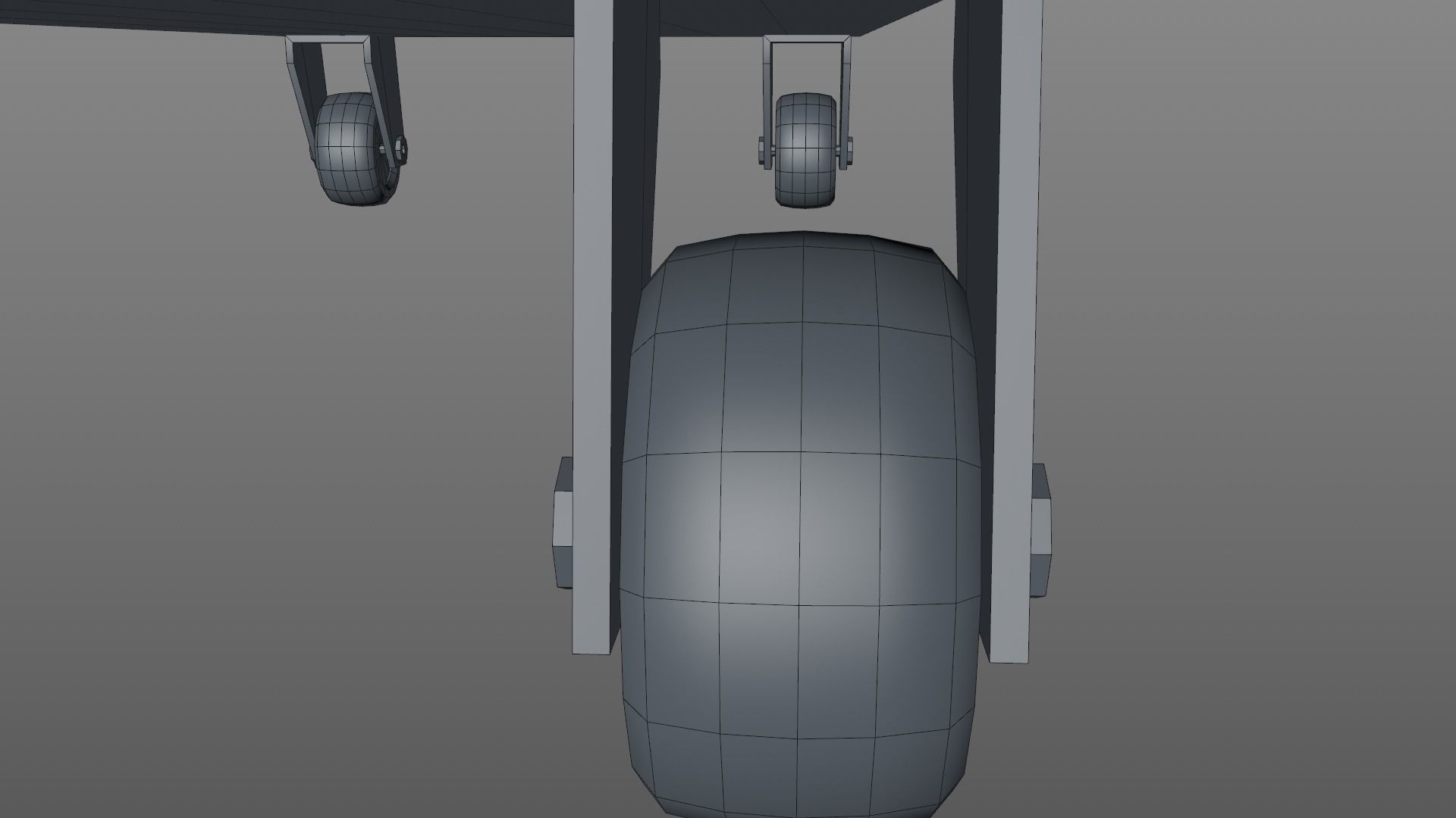 trash can Low-poly 3D model_5