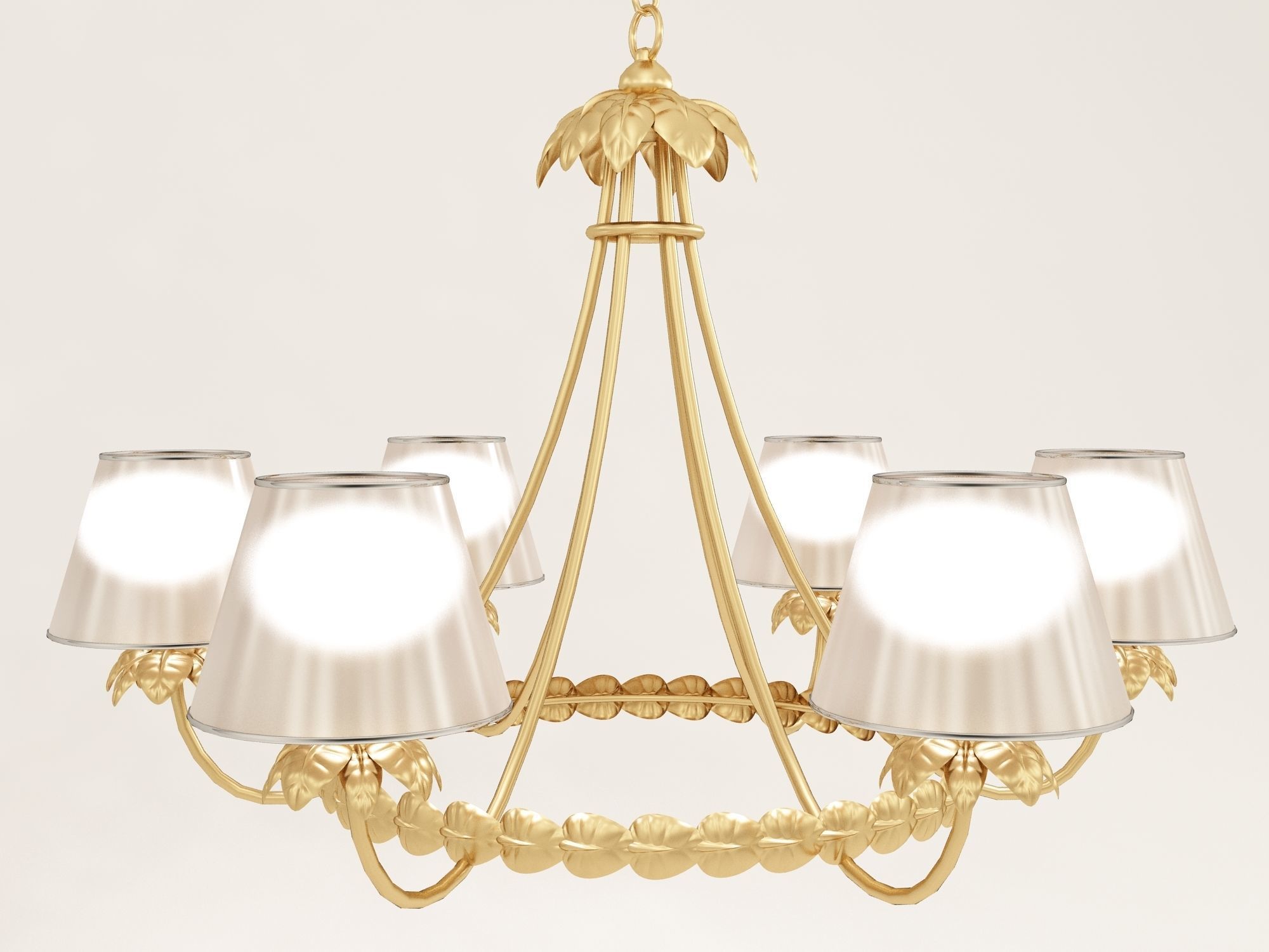 Chandelier Floor Lamp desk lamp 3D model_3
