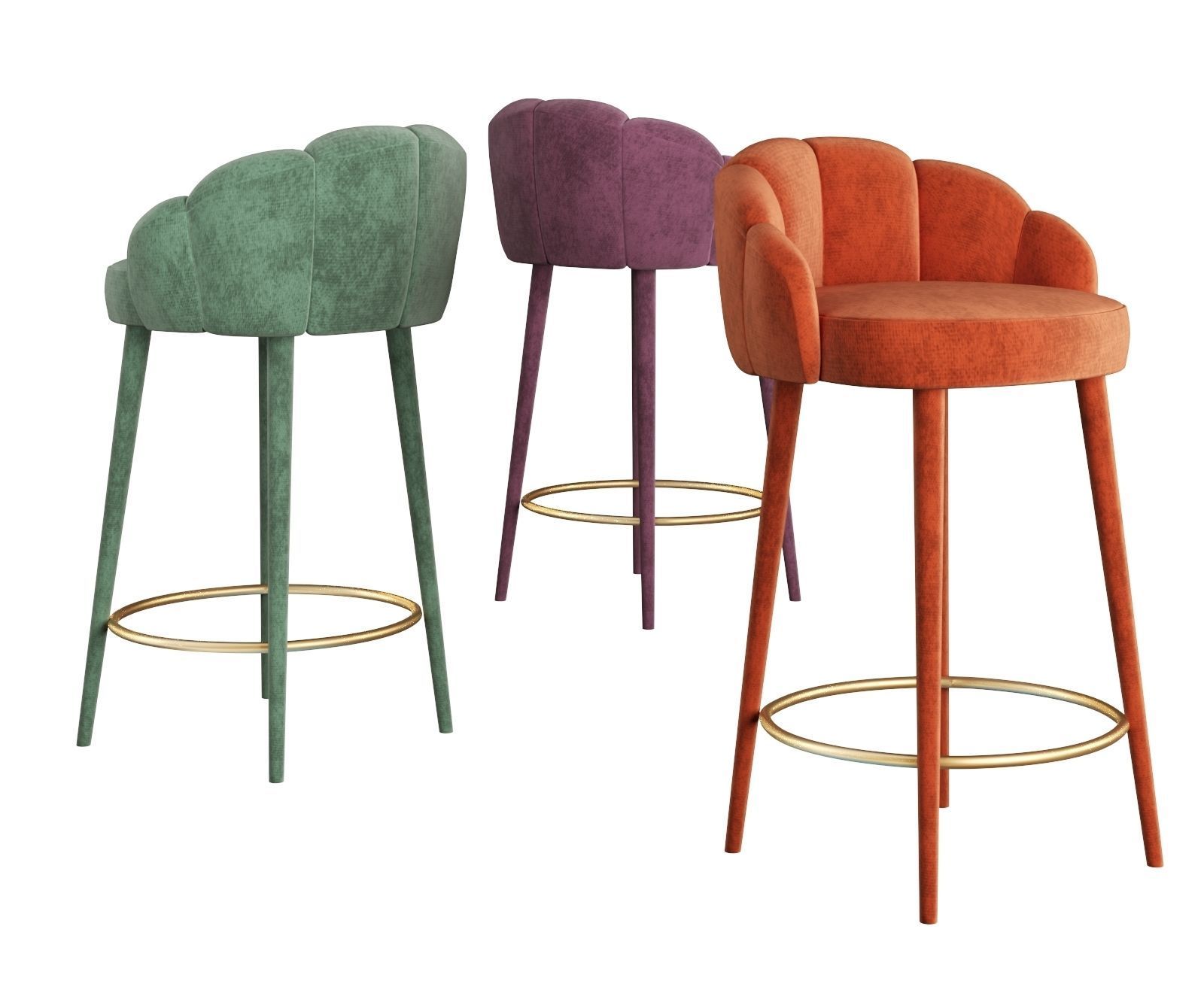 Olympia Bar and Counter Stool 3D model_3