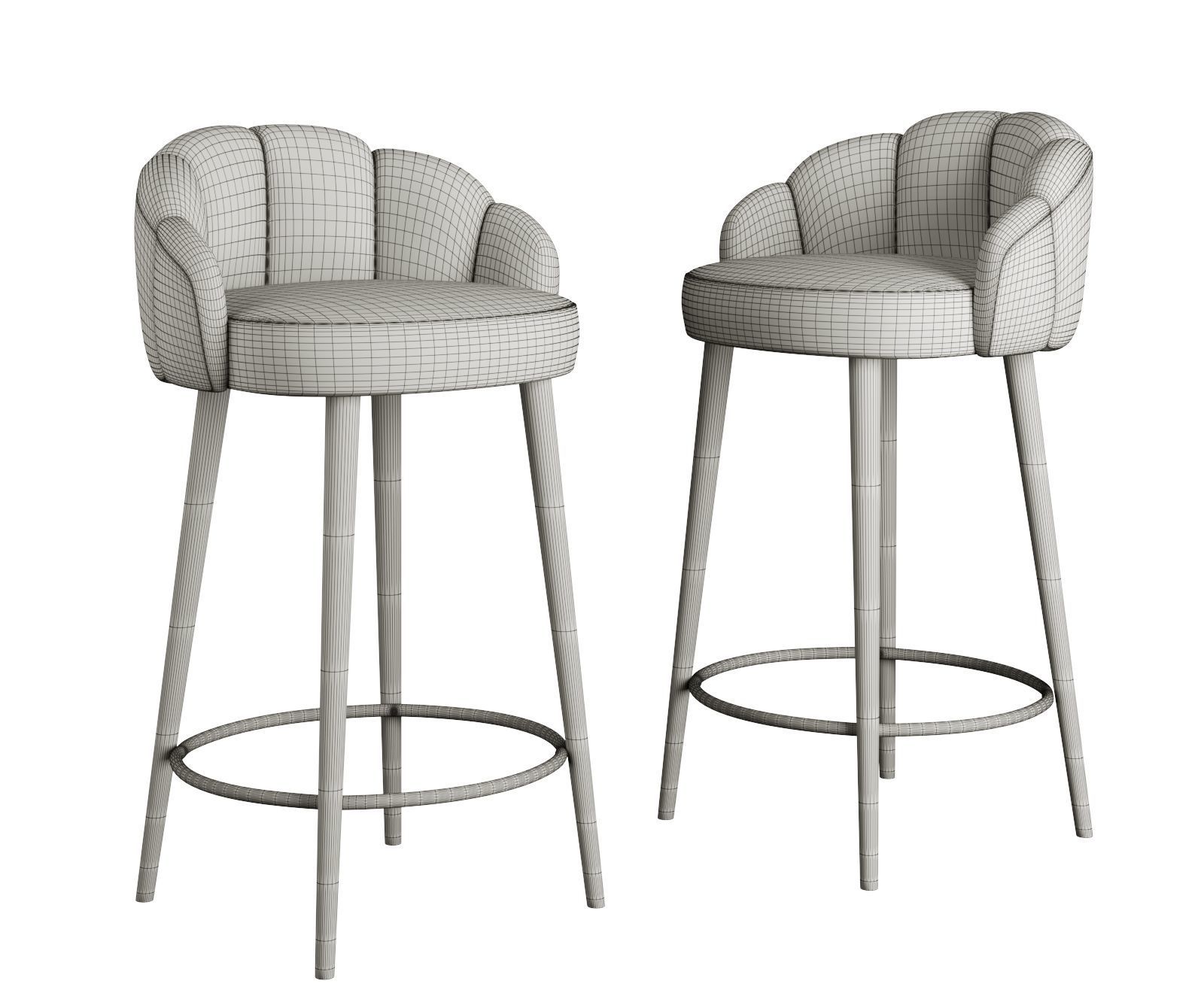 Olympia Bar and Counter Stool 3D model_9