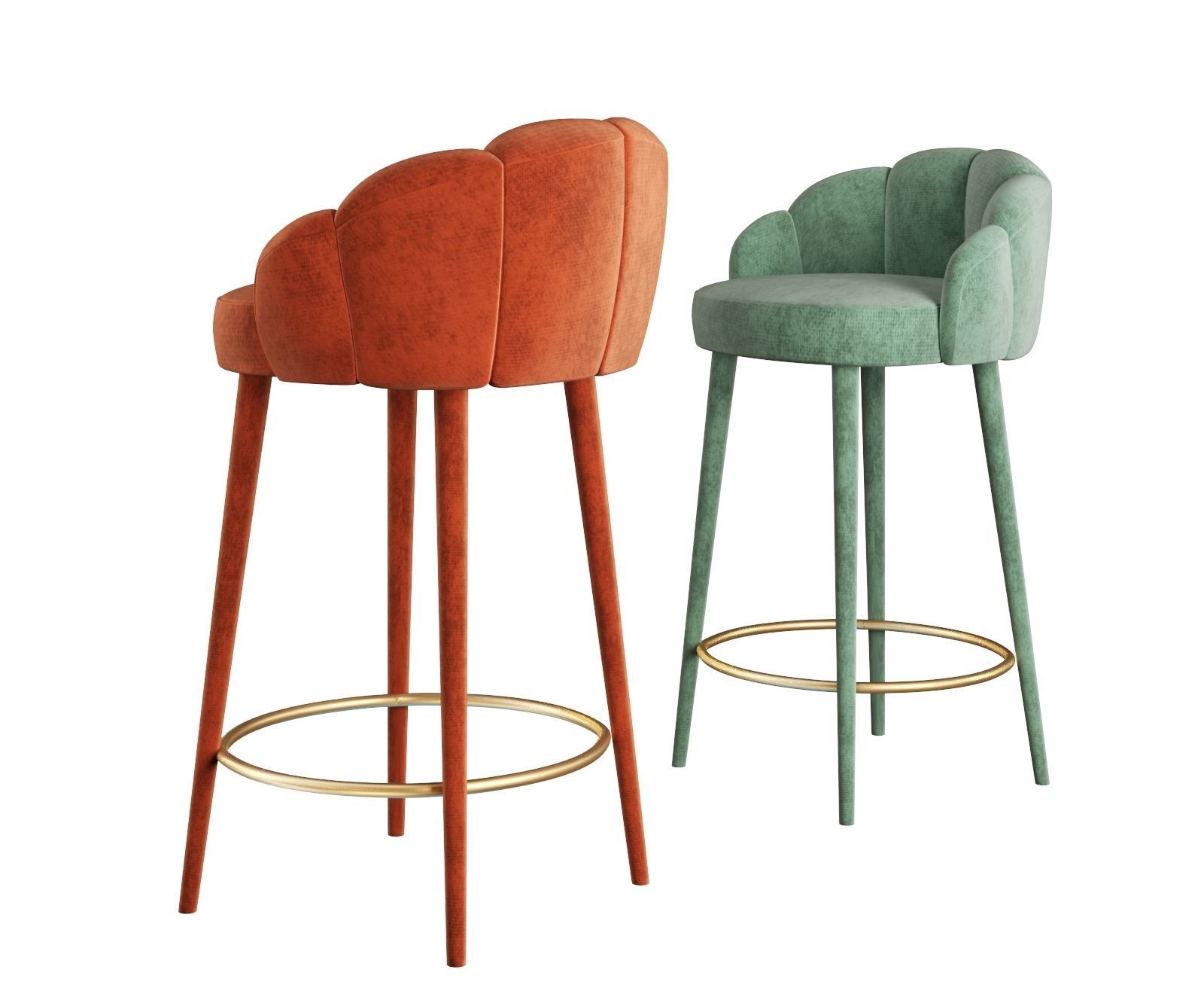 Olympia Bar and Counter Stool 3D model_5