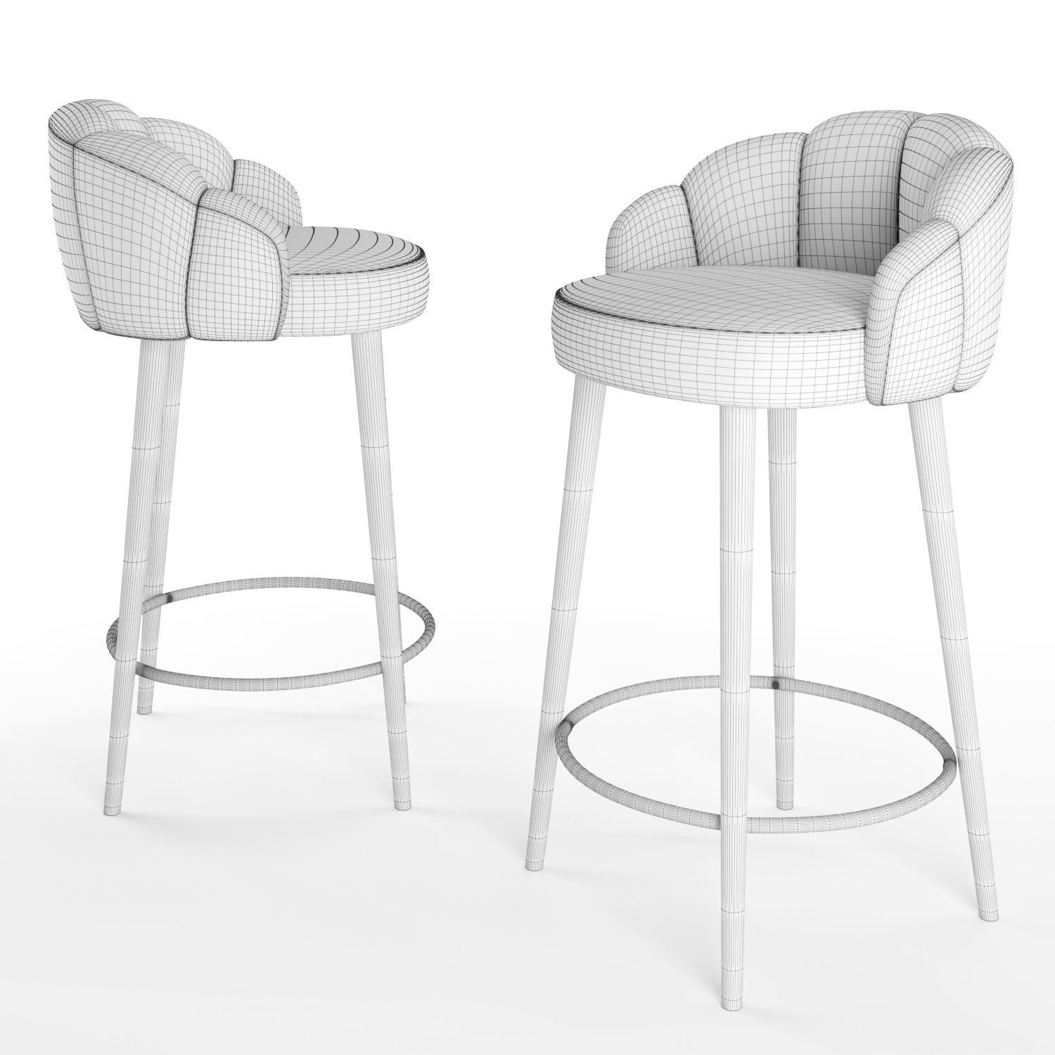 Olympia Bar and Counter Stool 3D model_8