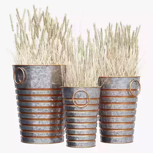 Clintwood three metal pots