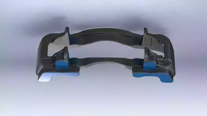 Z046338 KNORR CALIPER CARRIER 3d reverse engineering 3D print model