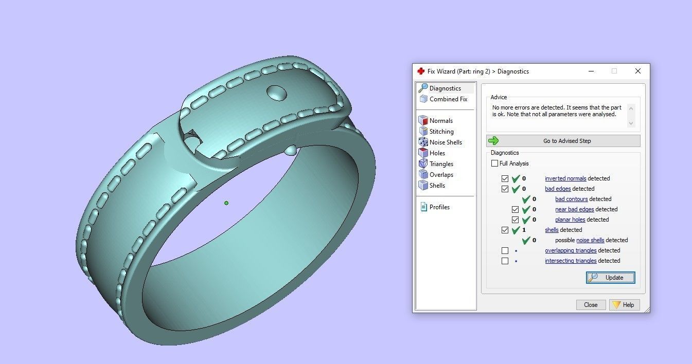 ring belt 3D print model_6