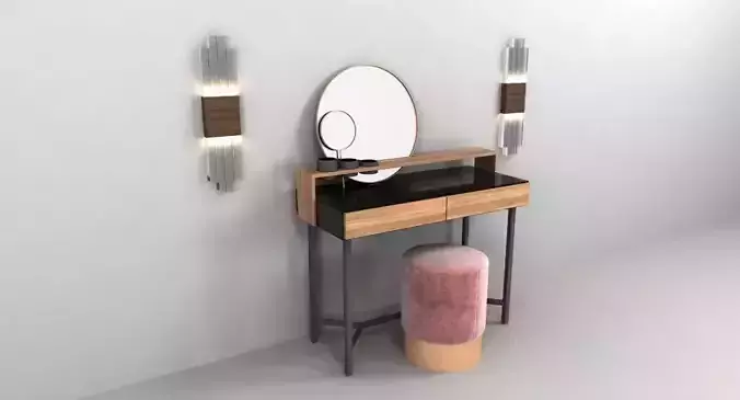 VIRTU ORNATU dressing table and azucena stool