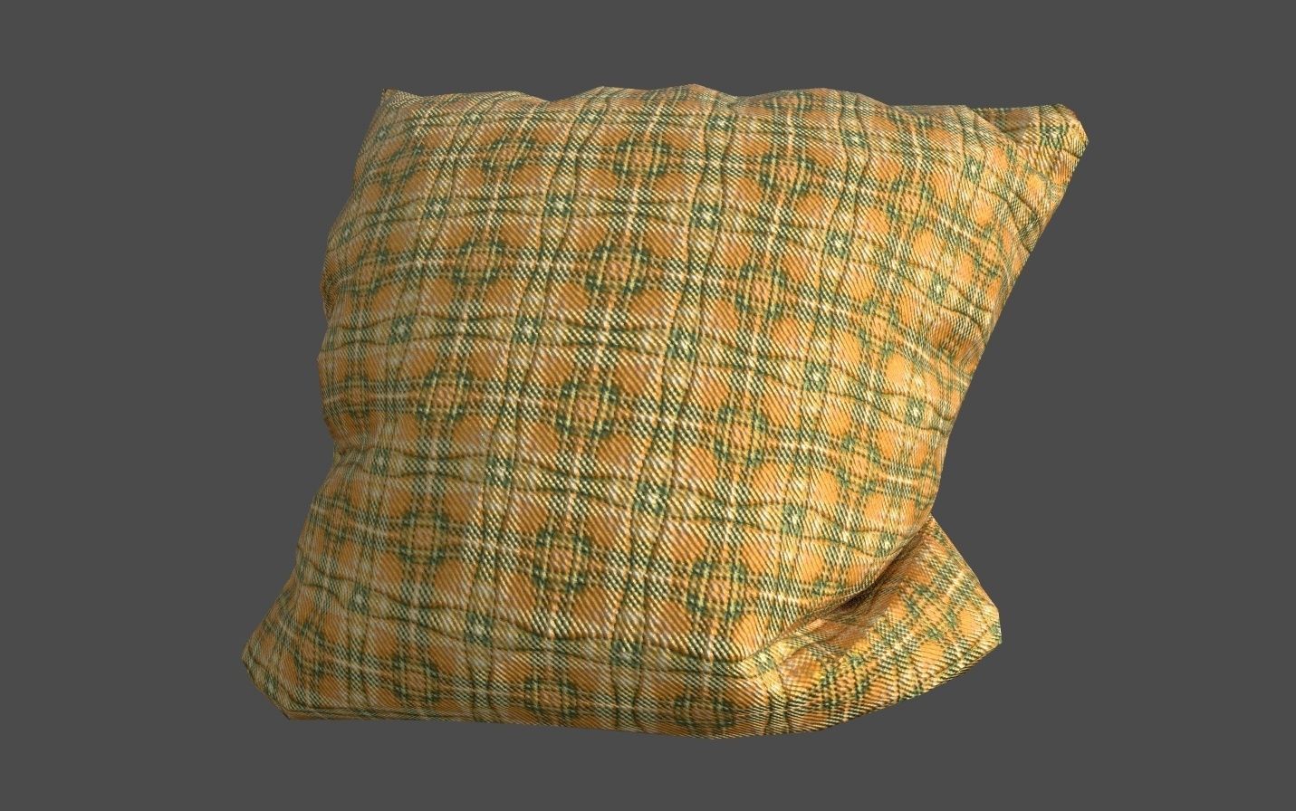 Old furniture set Low-poly 3D model_13