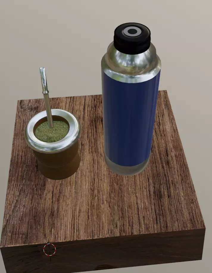 Mate - traditional South American Free 3D model