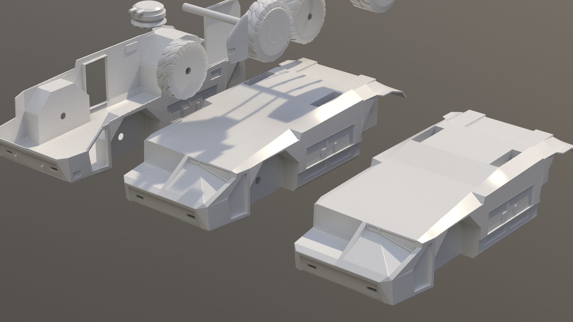 APC - M577 Armored Personnel Carrier - 3D Print 3D print model_9