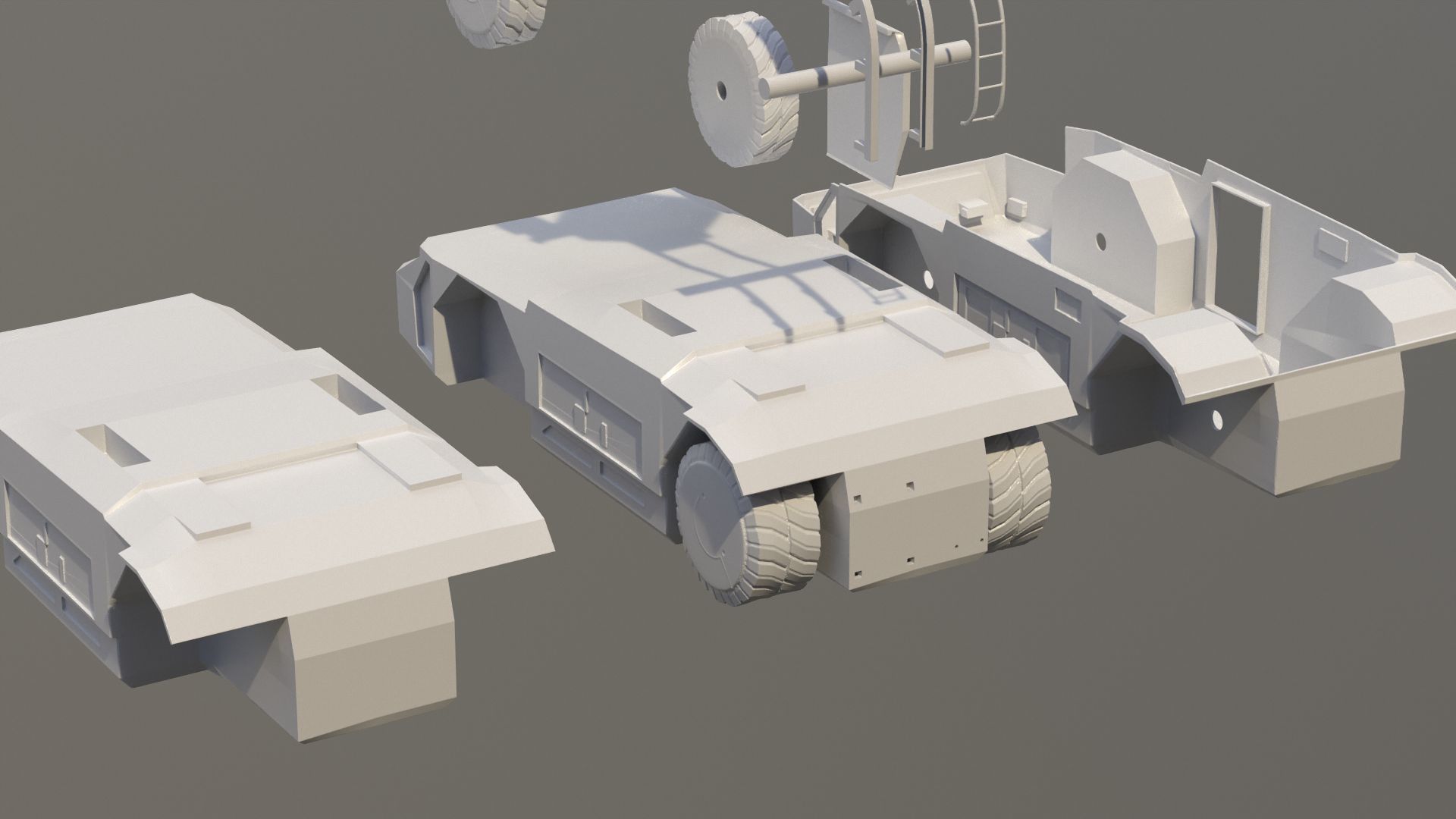 APC - M577 Armored Personnel Carrier - 3D Print 3D print model_10