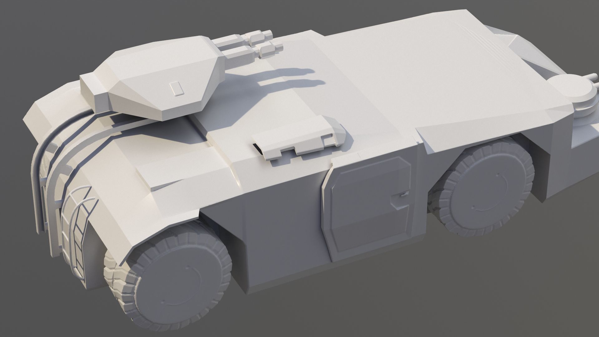 APC - M577 Armored Personnel Carrier - 3D Print 3D print model_3