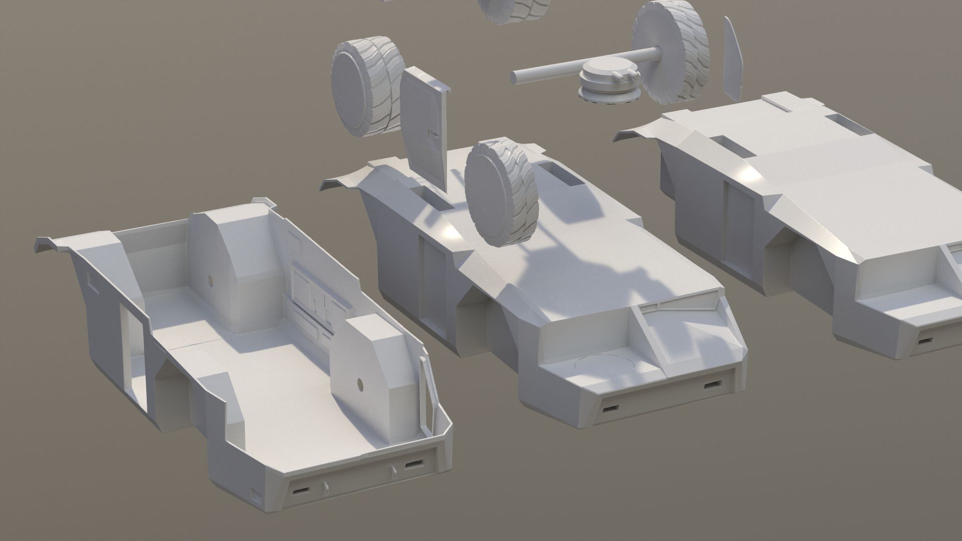 APC - M577 Armored Personnel Carrier - 3D Print 3D print model_8