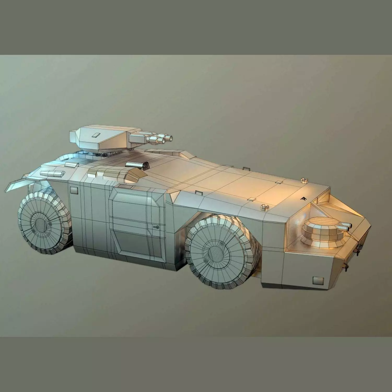 APC - M577 Armored Personnel Carrier - 3D Print 3D print model_1