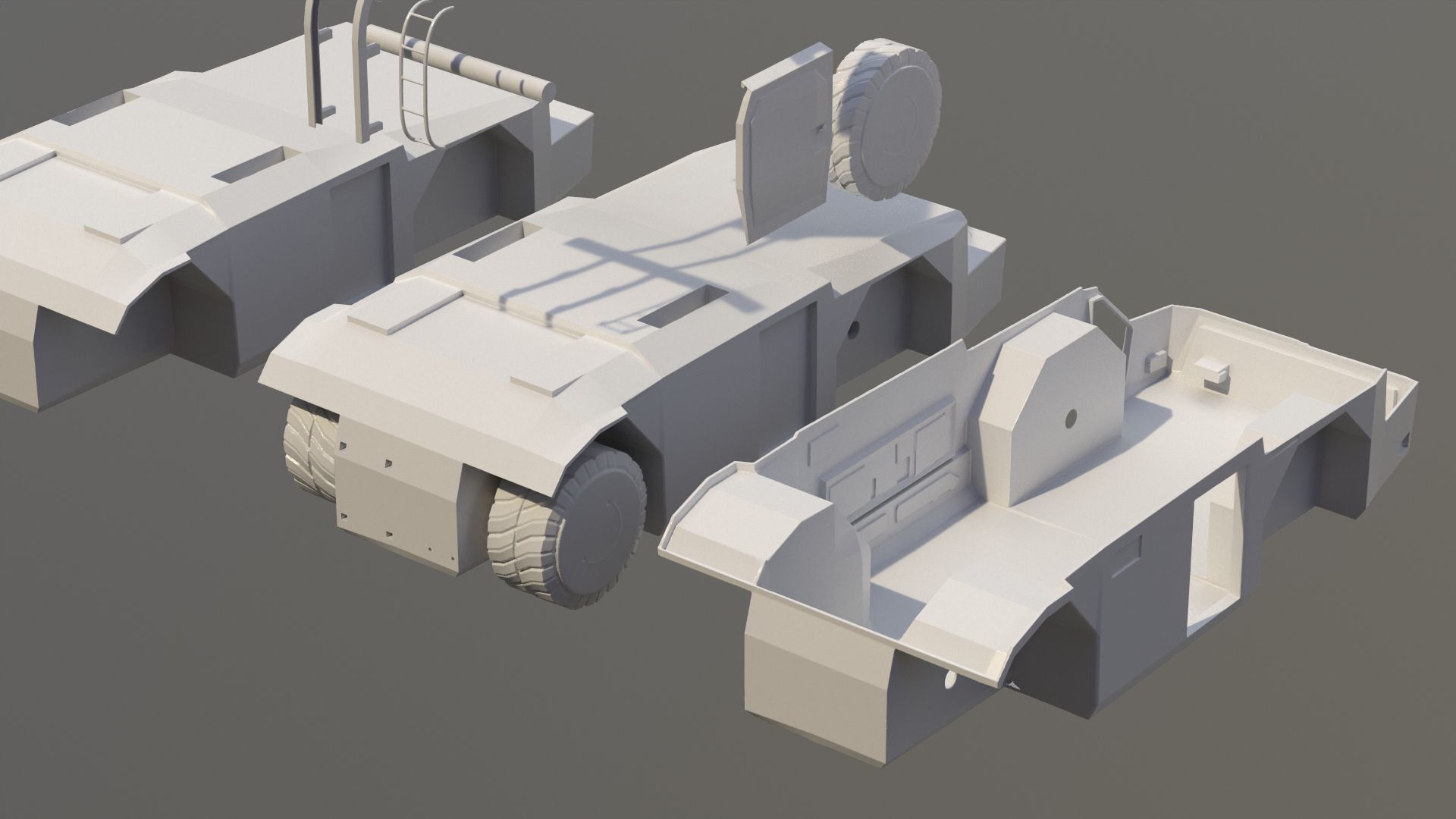 APC - M577 Armored Personnel Carrier - 3D Print 3D print model_11