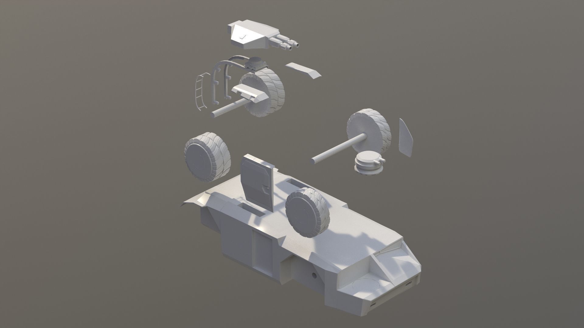 APC - M577 Armored Personnel Carrier - 3D Print 3D print model_5