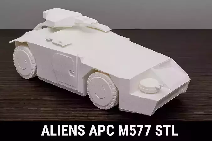 APC - M577 Armored Personnel Carrier - 3D Print 3D print model