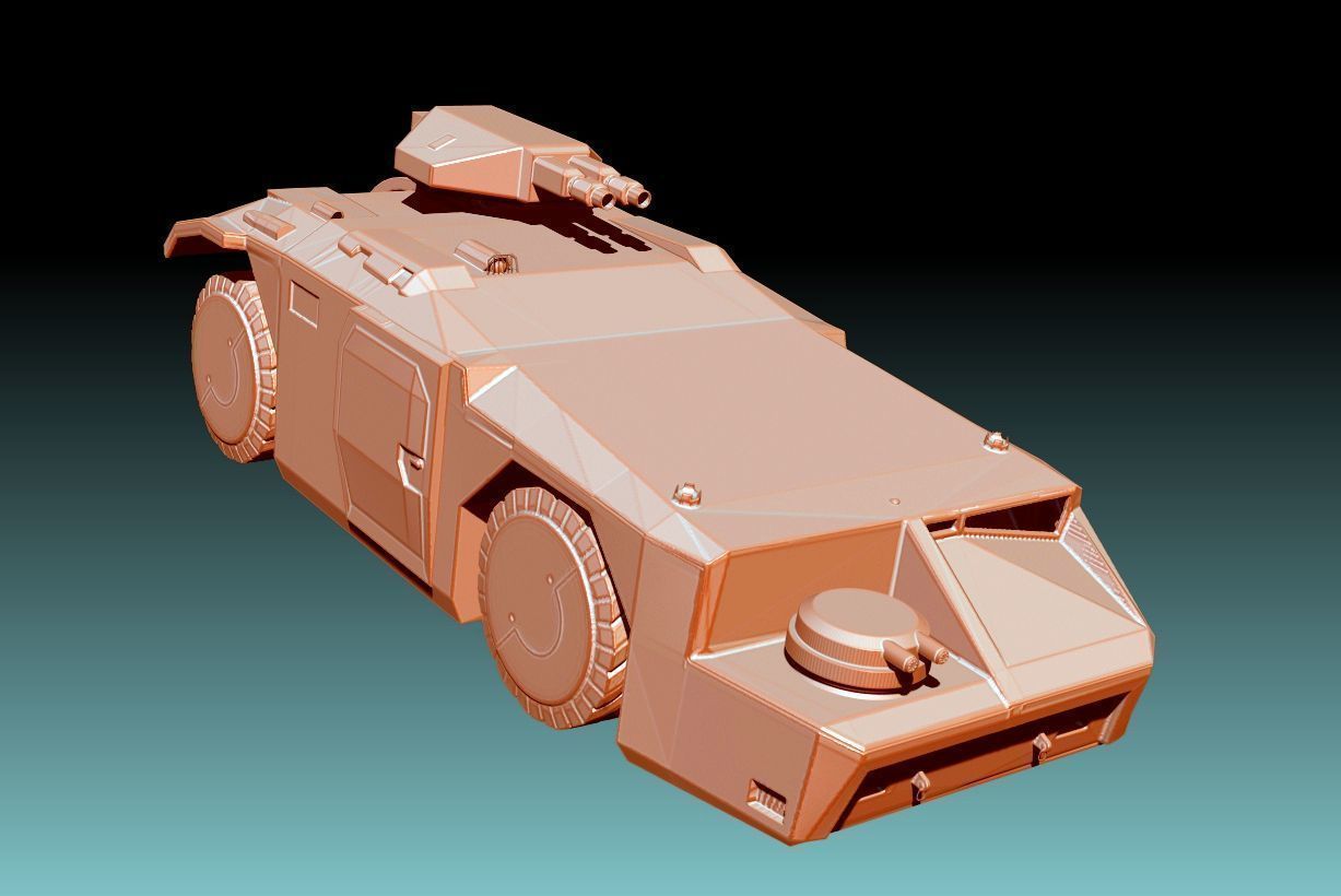 APC - M577 Armored Personnel Carrier - 3D Print 3D print model_14
