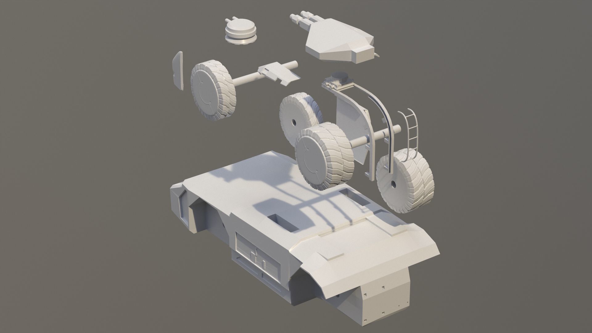 APC - M577 Armored Personnel Carrier - 3D Print 3D print model_2